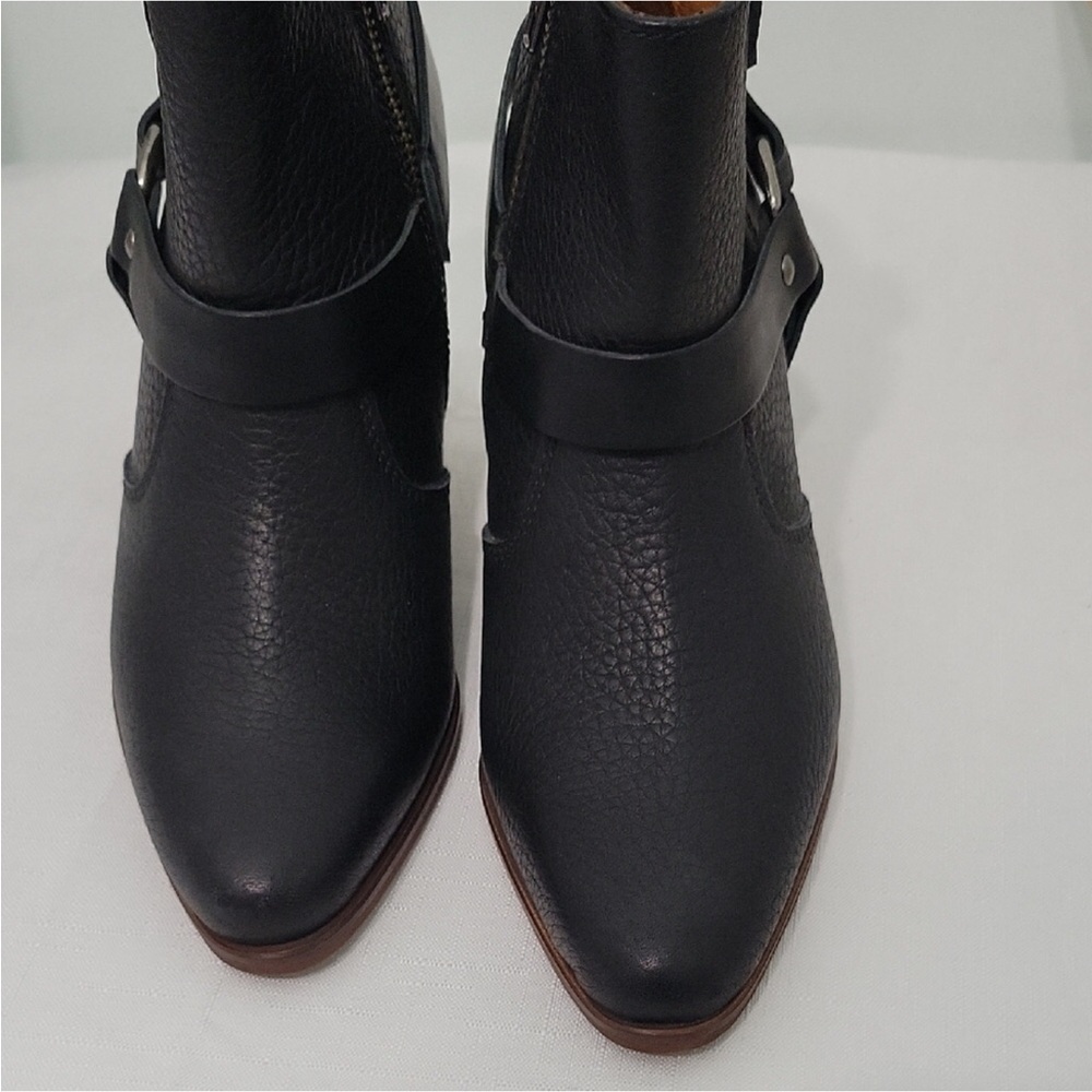 Madewell Women’s Black Leather Boho Ankle Boots Size 6 - Picture 10 of 11